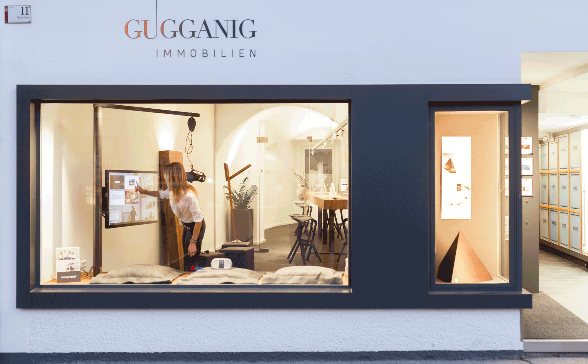 Gugganig Immobilien Branding, Webdesign, Architektur